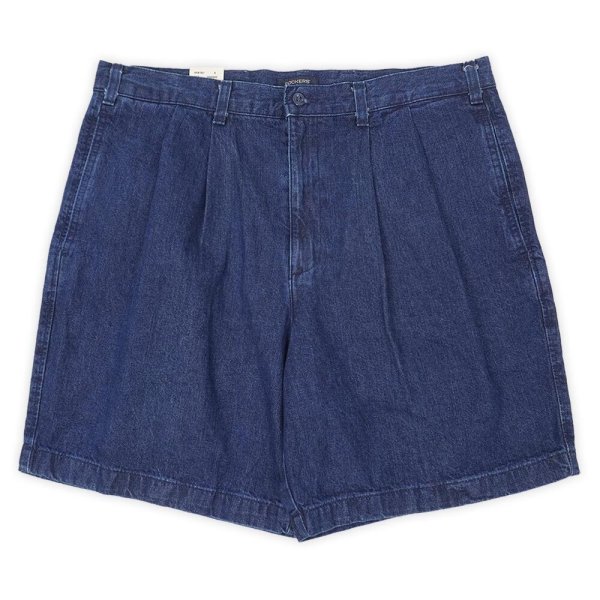 画像1: Early 00's DOCKERS 2タック デニムショーツ "DEADSTOCK" (1)