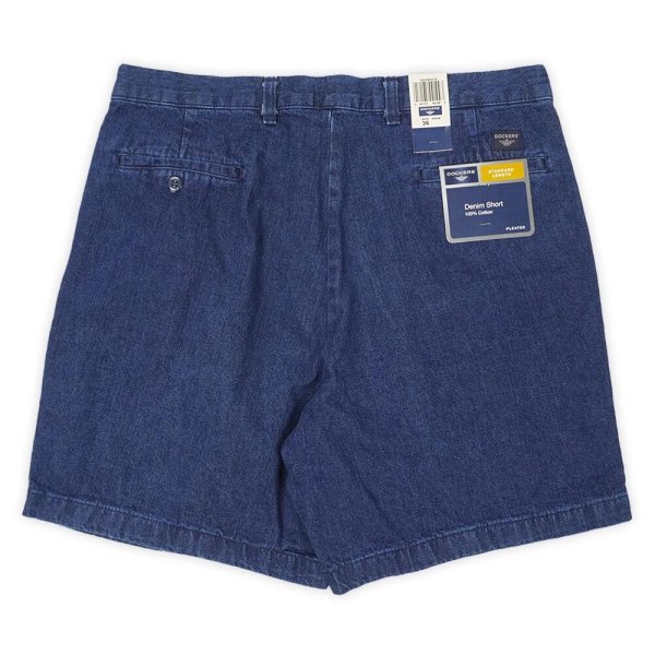 画像2: Early 00's DOCKERS 2タック デニムショーツ "DEADSTOCK" (2)