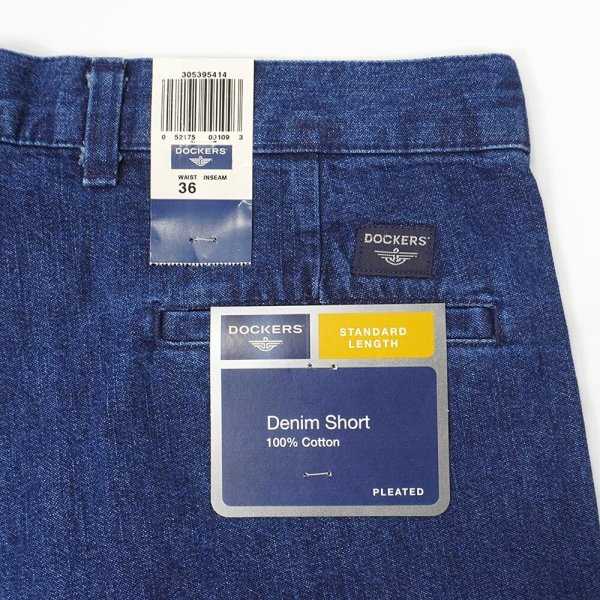 画像3: Early 00's DOCKERS 2タック デニムショーツ "DEADSTOCK" (3)