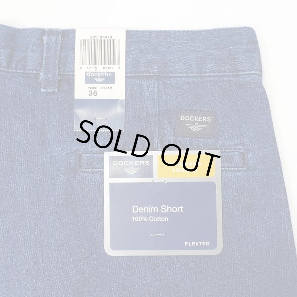 画像3: Early 00's DOCKERS 2タック デニムショーツ "DEADSTOCK" (3)