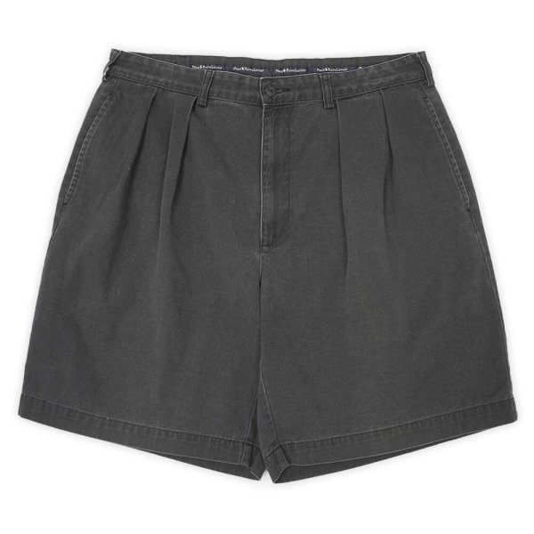 画像1: 90's Polo Ralph Lauren 2タック チノショーツ "TYLER SHORT / FADE BLACK" (1)