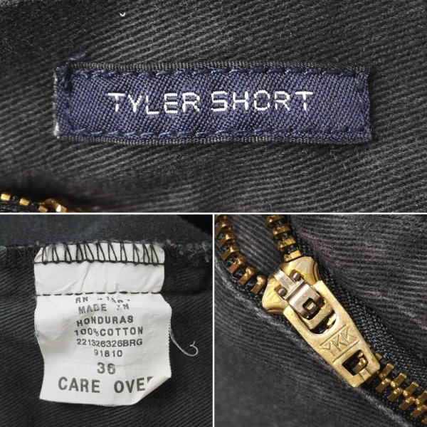 画像4: 90's Polo Ralph Lauren 2タック チノショーツ "TYLER SHORT / FADE BLACK" (4)