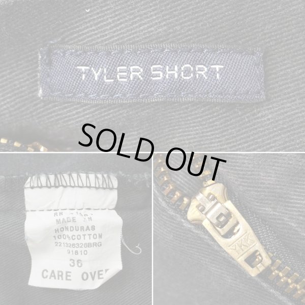 画像4: 90's Polo Ralph Lauren 2タック チノショーツ "TYLER SHORT / FADE BLACK" (4)