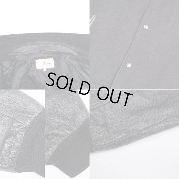 画像4: 90-00's Penmans レザー切り替え スタジャン "BLACK" (4)