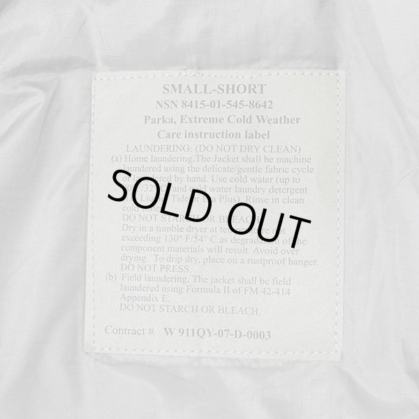 画像6: 【DEADSTOCK / SMALL-SHORT】 US. Armed Forces ECWCS LEVEL7 プリマロフトパーカー (6)