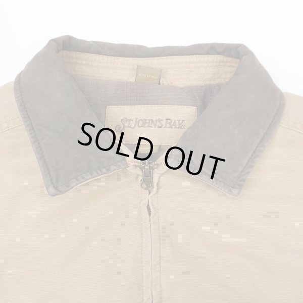 画像4: 90-00's ST. JOHN'S BAY パデッド ダックワークジャケット (4)