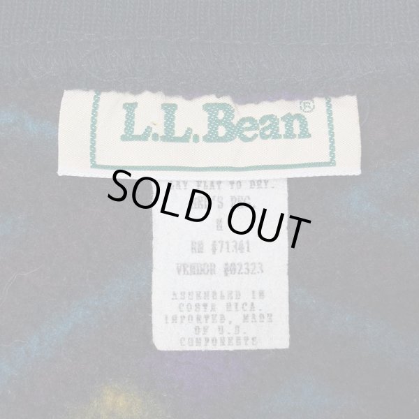 画像2: 80's L.L.Bean 総柄 フリーススウェット “BLACK BASE” (2)