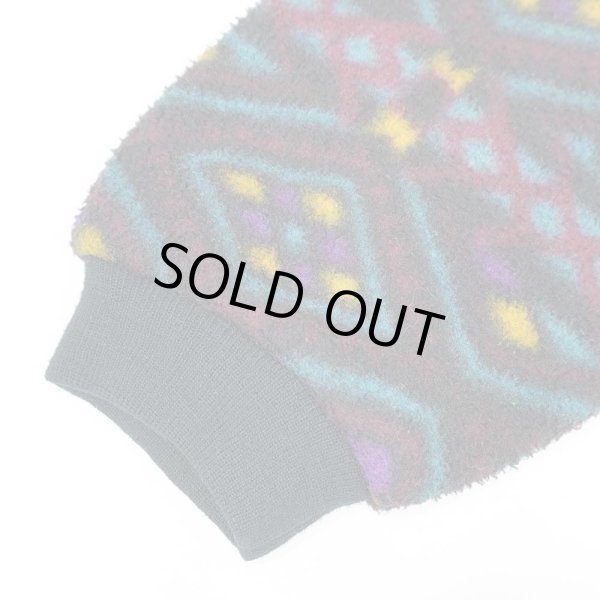 画像3: 80's L.L.Bean 総柄 フリーススウェット “BLACK BASE” (3)