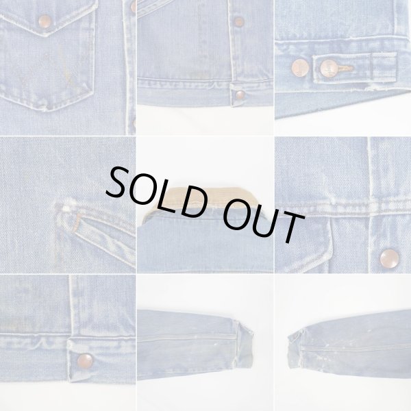 画像4: 80's Wrangler JL720NV ブランケットライナーデニムジャケット "MADE IN USA / BIG SIZE" (4)