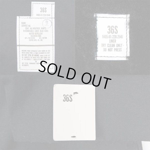 画像3: 80's  US.ARMY オールウェザーコート “DEADSTOCK / 36S” (3)