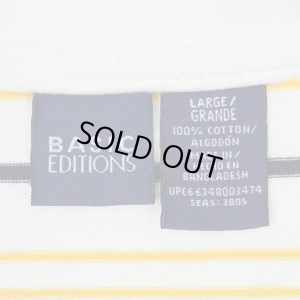 画像2: 00's BASIC EDITIONS マルチボーダーTシャツ (2)