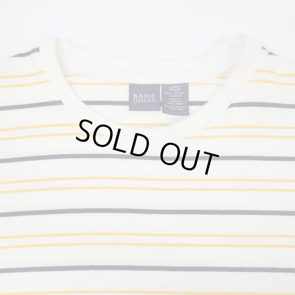 画像3: 00's BASIC EDITIONS マルチボーダーTシャツ (3)