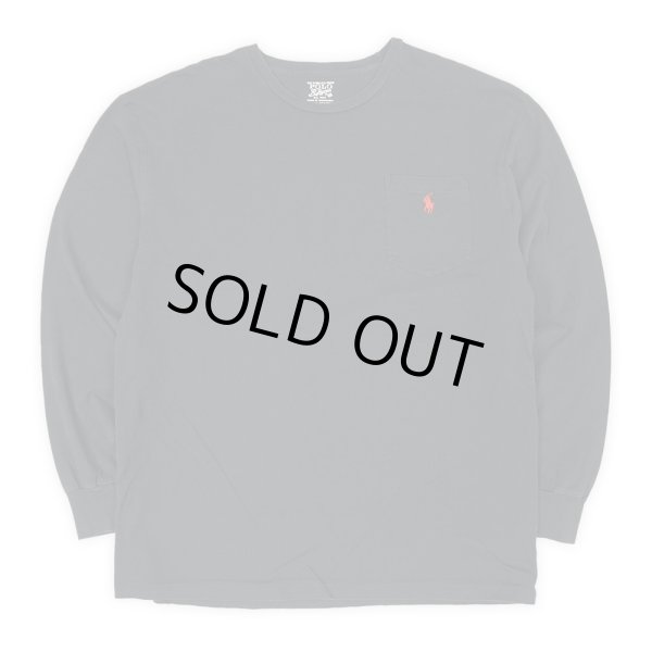 画像1: 00's Polo Ralph Lauren L/S ポケットTシャツ "BLACK" (1)