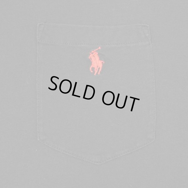 画像3: 00's Polo Ralph Lauren L/S ポケットTシャツ "BLACK" (3)