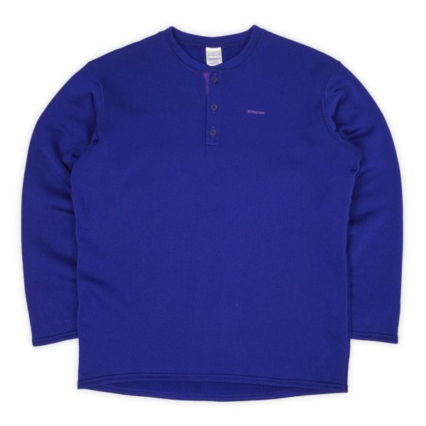 画像1: 90's Patagonia CAPILENE ヘンリーネック フリースカットソー "MADE IN USA" (1)