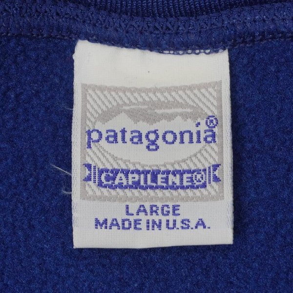 画像2: 90's Patagonia CAPILENE ヘンリーネック フリースカットソー "MADE IN USA" (2)