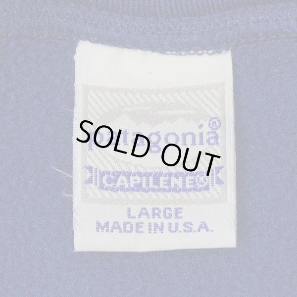 画像2: 90's Patagonia CAPILENE ヘンリーネック フリースカットソー "MADE IN USA" (2)