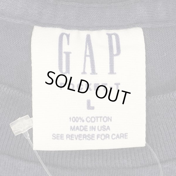 90's OLD GAP ブランク ポケットTシャツ “NAVY / MADE IN USA