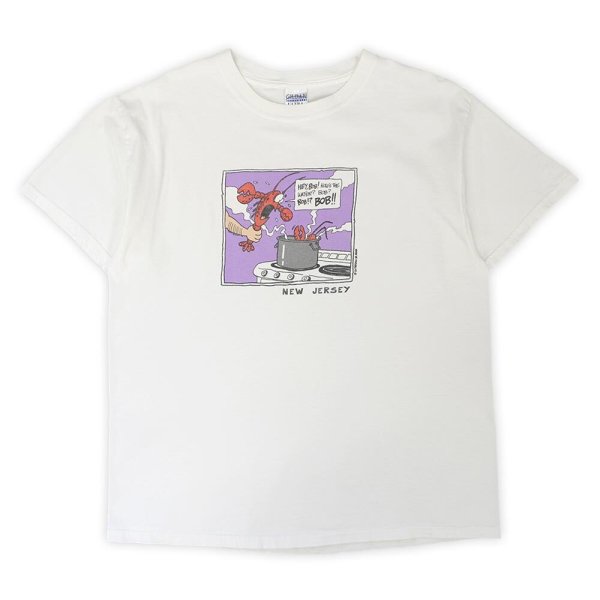 画像1: Early 00's Entertain Ya Mania "BOB" プリントTシャツ (1)
