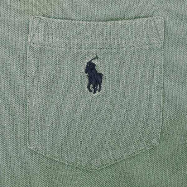 画像3: 90's Polo Ralph Lauren コットンピケ ポケットTシャツ (3)