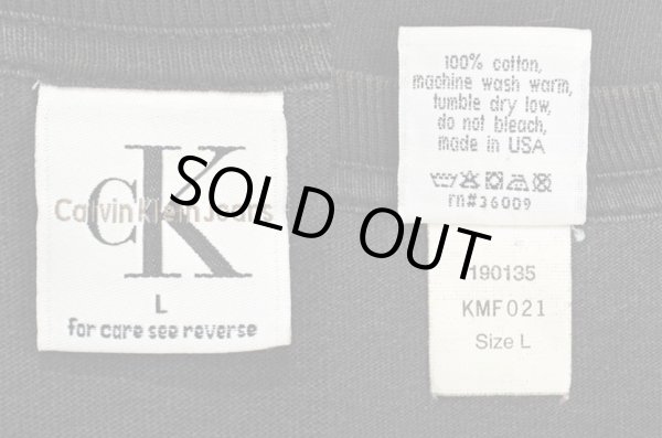 画像4: 90's Calvin Klein Jeans ロゴプリントTシャツ “MADE IN USA” (4)