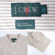 画像3: 90's J.CREW ストライプ柄 バンドカラーシャツ (3)