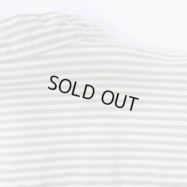 画像4: 90's J.CREW ストライプ柄 バンドカラーシャツ (4)