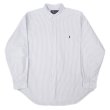 画像1: 90's Polo Ralph Lauren ストライプ柄 ボタンダウンシャツ “BIG SHIRT” (1)