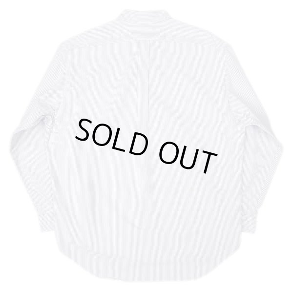 画像2: 90's Polo Ralph Lauren ストライプ柄 ボタンダウンシャツ “BIG SHIRT” (2)