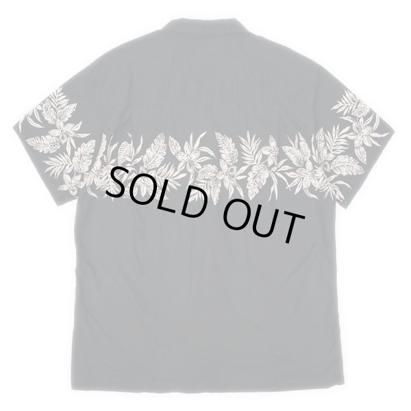 画像2: 90's CHAPS Ralph Lauren コットンハワイアンシャツ "BLACK BASE" (2)