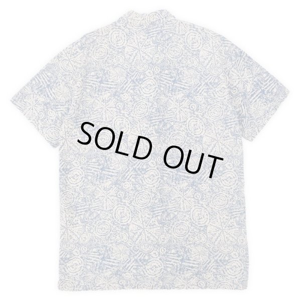 画像2: 80-90's JIMMY'S 総柄 オープンカラーシャツ “NAVY / MADE IN USA” (2)