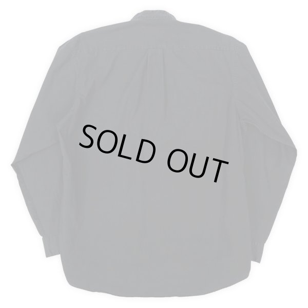 画像2: 90's PERRY ELLIS バンドカラーシャツ “BLACK” (2)