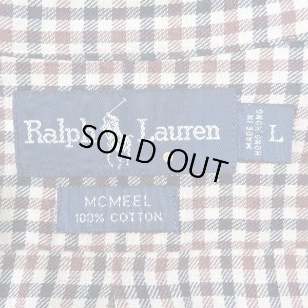 画像2: 90's Polo Ralph Lauren ボタンダウンシャツ “MCMEEL” (2)
