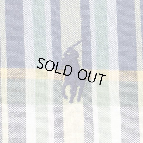 画像3: 90-00's Polo  Ralph Lauren S/S ボタンダウンシャツ "CLASSIC FIT / NAVY Plaid" (3)