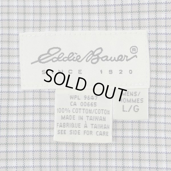 画像2: 90's Eddie Bauer ボタンダウンシャツ "白タグ" (2)