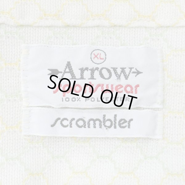 画像2: 70's Arrow S/S 総柄 ボックスシャツ "SCRAMBLER" (2)