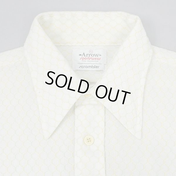 画像3: 70's Arrow S/S 総柄 ボックスシャツ "SCRAMBLER" (3)