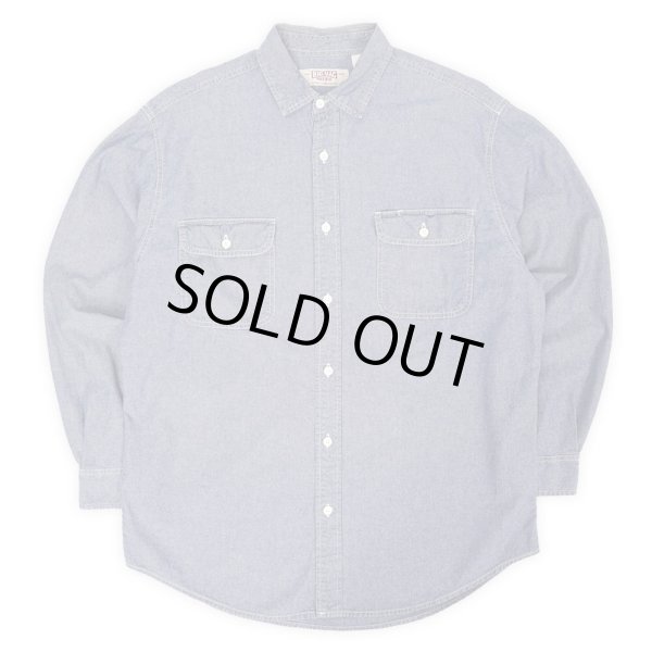 画像1: 90-00's BIG MAC コットンシャンブレーシャツ (1)