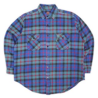 60's PILGRIM マチ付き ヘビーネルシャツ - used&vintage box Hi-smile