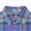 画像3: 90's Dickies ヘビーネルシャツ "Blue Plaid" (3)