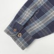 画像4: Late 90's ST JOHN'S BAY ヘビーネルシャツ "Navy Plaid" (4)