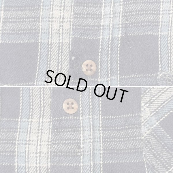 画像5: Late 90's ST JOHN'S BAY ヘビーネルシャツ "Navy Plaid" (5)