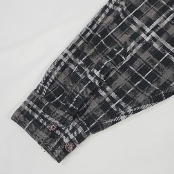 画像4: 00's MOOSE CREEK ヘビーネルシャツ "Black Plaid" (4)