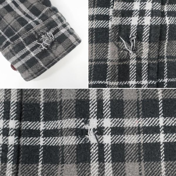 画像5: 00's MOOSE CREEK ヘビーネルシャツ "Black Plaid" (5)