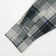 画像4: 90's NORTHWEST TERRITORY アクリル フランネルシャツ "Gray×Black×Blue Plaid" (4)