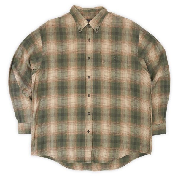 画像1: 00's Arrow フランネル ボタンダウンシャツ "Ombre Plaid" (1)