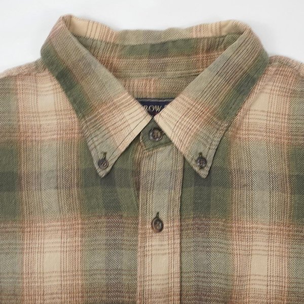 画像3: 00's Arrow フランネル ボタンダウンシャツ "Ombre Plaid" (3)