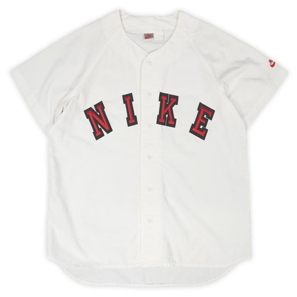 画像1: 90's NIKE ベースボールシャツ "銀タグ" (1)