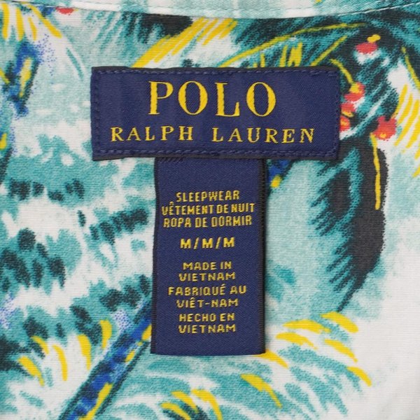 画像2: 00's Polo Ralph Lauren S/S 総柄 オープンカラーシャツ (2)
