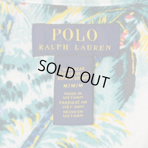 画像2: 00's Polo Ralph Lauren S/S 総柄 オープンカラーシャツ (2)